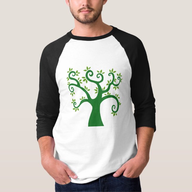 Ein grüner Baum T-Shirt (Vorderseite)