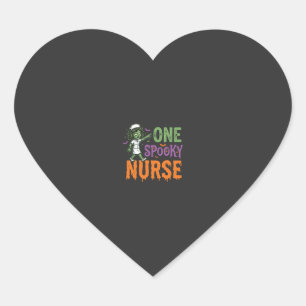 Ein gruseliger Halloween-Nurse-Design (2)_1 Herz-Aufkleber