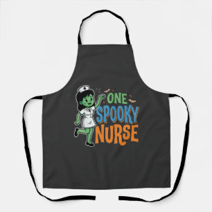 Ein gruseliger Krankenpfleger Halloween-Design Schürze