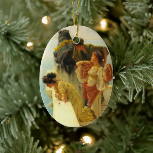 Ein günstiger Ausguck von Sir Lawrence Alma-Tadema Keramik Ornament
