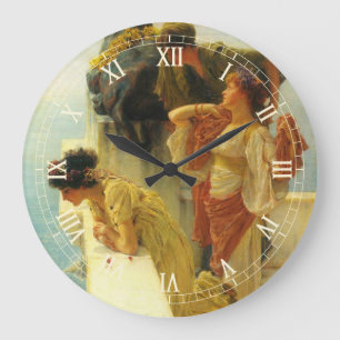 Ein günstiger Aussichtspunkt von Sir Lawrence Alma Große Wanduhr