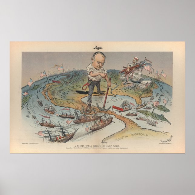 Ein gut angefangenes Ding ist halb getan 1899 Vict Poster (Vorne)