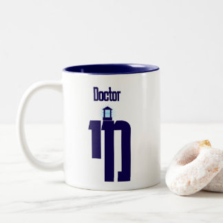 EIN GUTER JÜDISCHER ARZT ZWEIFARBIGE TASSE