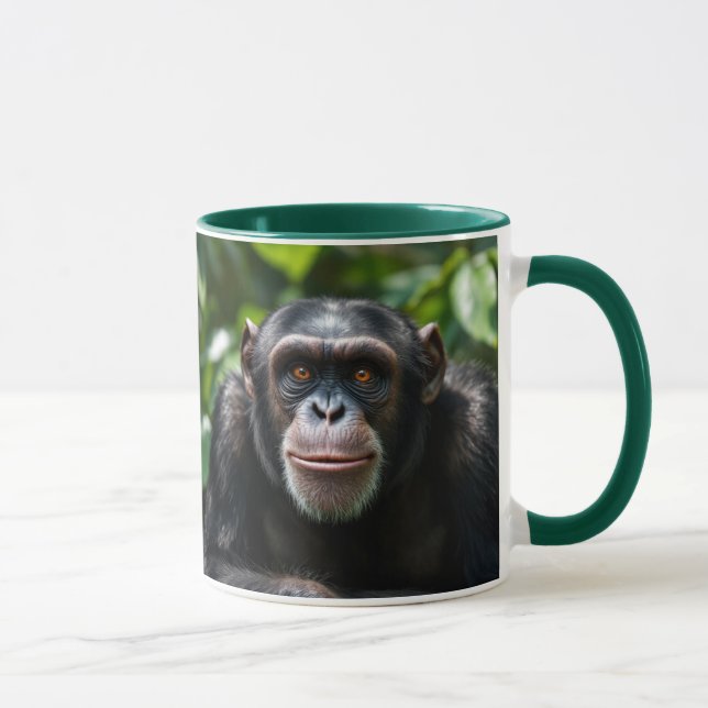 Ein guter Schimpansenkopf. Tasse (Rechts)