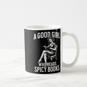 Ein gutes Mädchen, das heiße Bücher liest, Bücherw Kaffeetasse