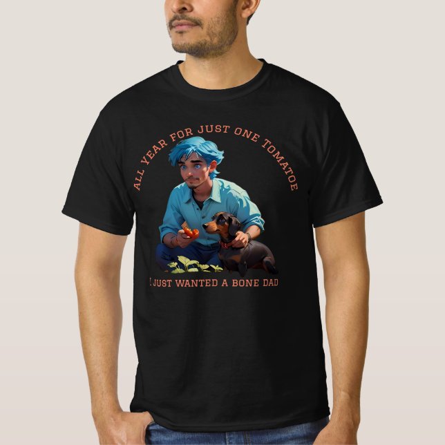 Ein gutes Tomat und kein Knochenknochen - Zitate T-Shirt (Vorderseite)