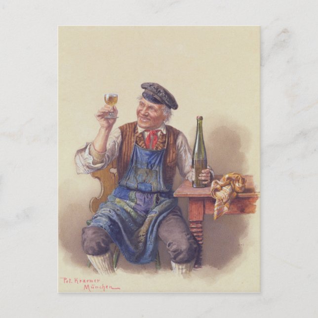 Ein gutes Vintag Postkarte (Vorderseite)