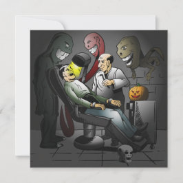 Ein Halloween-Abend bei der Zahnarzteinladung Einladung