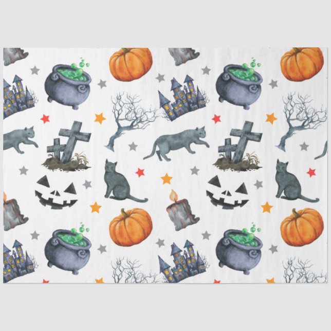Ein Halloween-Design 1 Seidenpapier (Vorderseite)