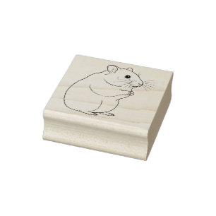 Ein Hamster Gummistempel