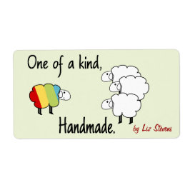 Ein handgemachtes Etikett