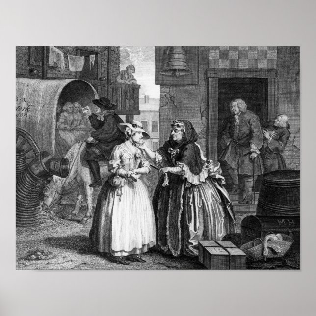 Ein Harlot-Fortschritt Poster (Vorne)