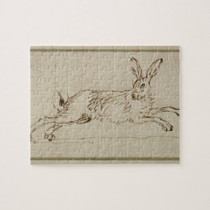 Ein Hase-Betrieb, wenn die Ohren (Stift u. Tinte