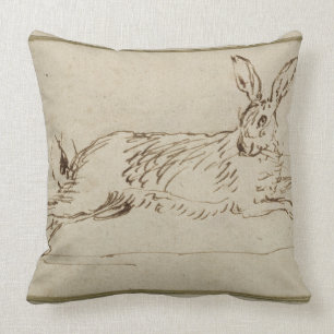 Ein Hase-Betrieb, wenn die Ohren (Stift u. Tinte Kissen