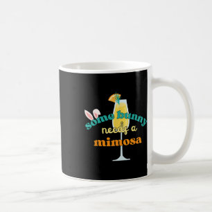 Ein Hase braucht eine Mimosa Lustiger Männer Fraue Kaffeetasse
