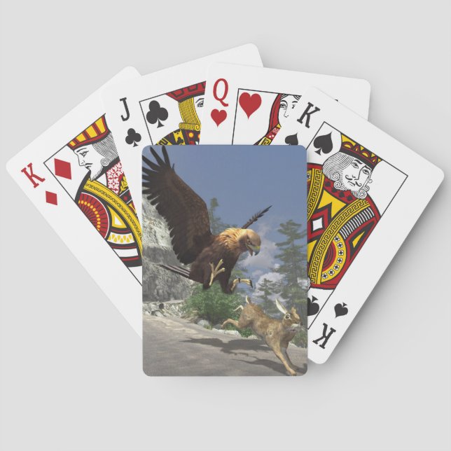 Ein Hase der Chance Spielkarten (Rückseite)