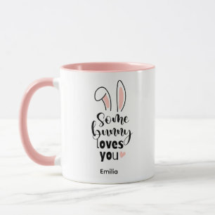 Ein Hase liebt dich Frohe Ostern Geschenk Tasse