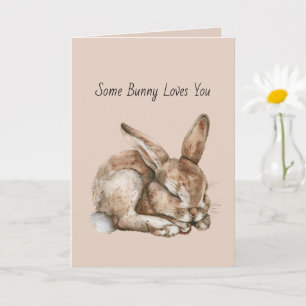 Ein Hase liebt dich Karte