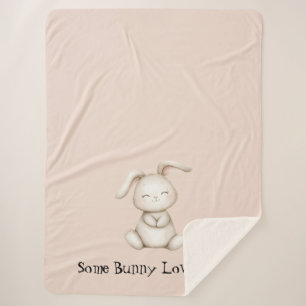 Ein Hase liebt dich Sherpadecke