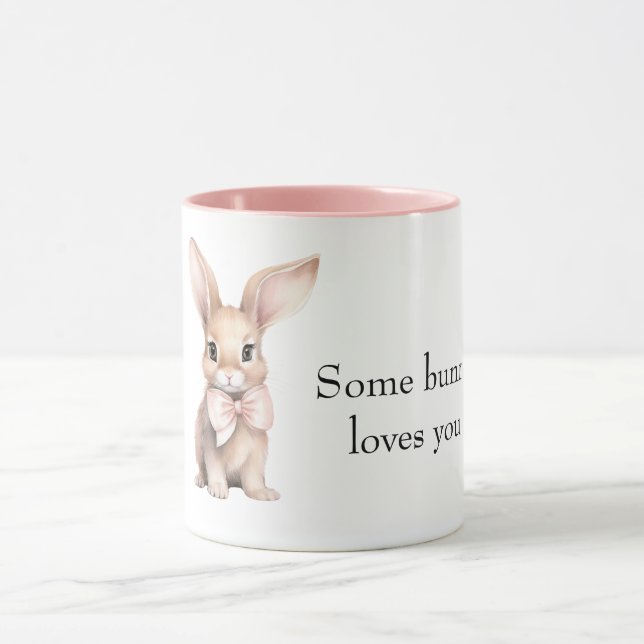 Ein Hase liebt dich Tasse (Zentrum)