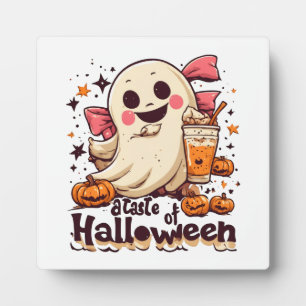 Ein Hauch von Halloween  Fotoplatte