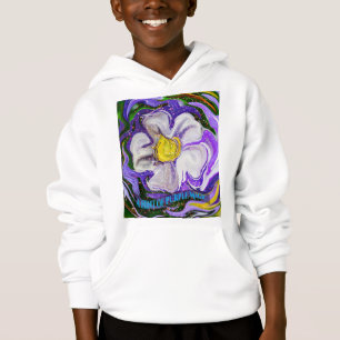 Ein Hauch von lila Magie - Blume Power Hoodie