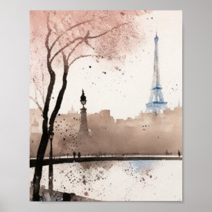 Ein Hauch von Paris - Aquarell - Poster