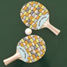 Ein Haufen Muster Personalisiert Ping Pong Pad