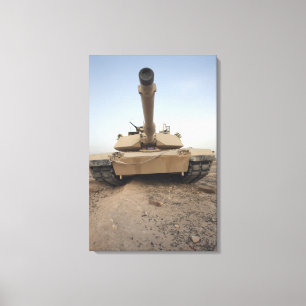 Ein HauptM-1A1 panzer Leinwanddruck