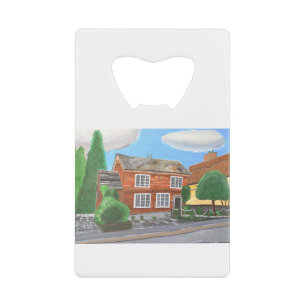 Ein Haus in Derby Geldbeutel Flaschenöffner