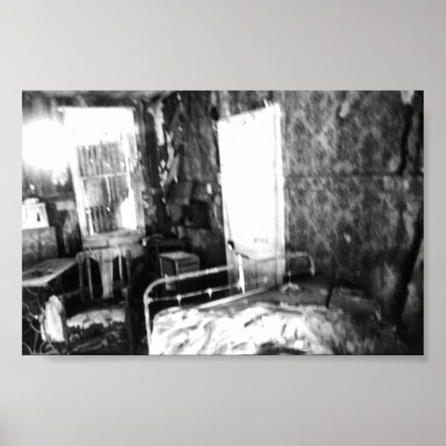 Ein Haus in Texas mit einer Abandonierung Poster (Vorne)