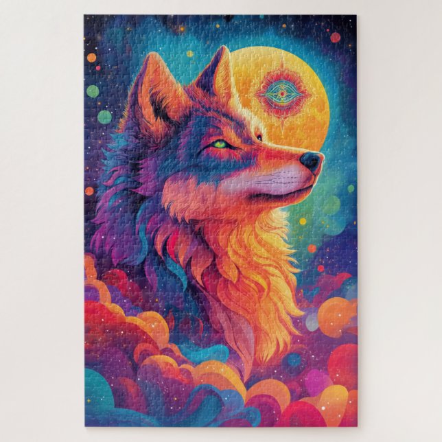 Ein heftiges Wolfspuzzle 2 (Vertikal)