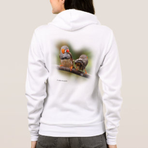 Ein heikles Paar Zebra Finches Hoodie