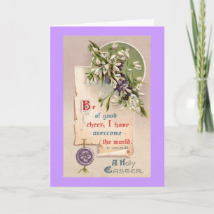 Ein heiliges Ostern Feiertagskarte