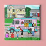 Ein heißer Sommertag | Eine Illustration Fotodruck<br><div class="desc">Eine Illustration,  die das nostalgische Gefühl eines heißen Sommertags in Ihrer Jugend provozieren soll. In diesem Moment,  wenn man die Musik des Eiskastens hört und läuft,  um seine Mutter für ein paar Quartale zu bitten. Whimsical Cartoon Stil Illustration von kleinen Kindern einen lustigen Sommertag.</div>