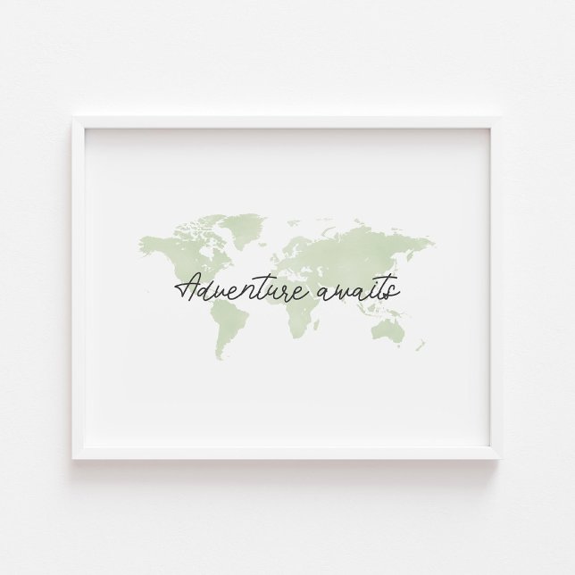 Ein hellgrünes Abenteuer erwartet den Landschaftsd Poster (Von Creator hochgeladen)