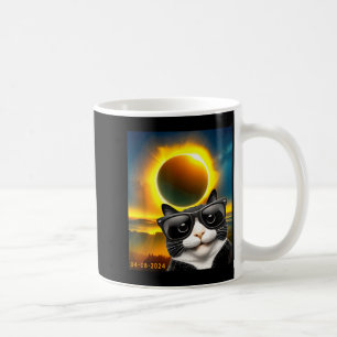 Ein Hemd Sonnenfinsternis Totalität Smoking Katze Kaffeetasse