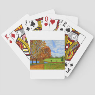 Ein Herbstspaziergang Spielkarten