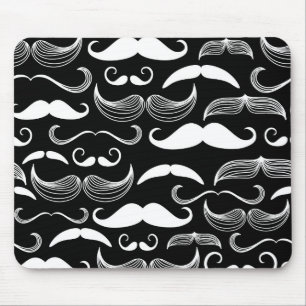 Ein Herrenclub. Schnurrbartmuster Mousepad