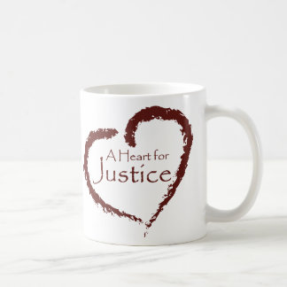 Ein Herz für Gerechtigkeits-Tasse Kaffeetasse
