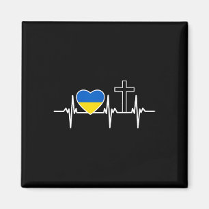 Ein Herz Für Jesus Und Die Ukraine - Christliche K Magnet