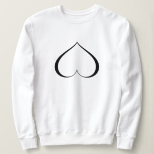 EIN HERZ IN DISTRESS Blank Sweatshirt