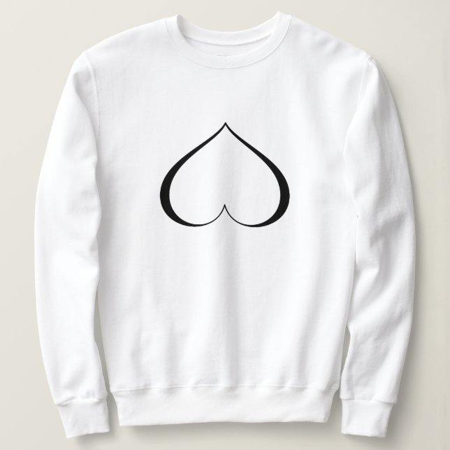 EIN HERZ IN DISTRESS Blank Sweatshirt (Design vorne)