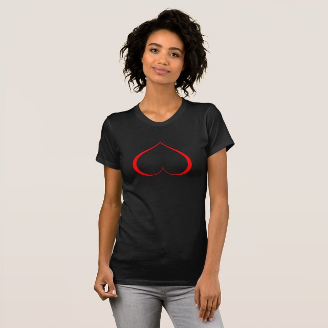 EIN HERZ IN DISTREUE Rot T-Shirt (Vorne ganz)
