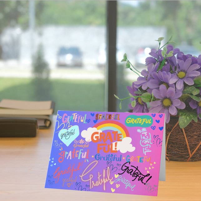 Ein Herz voller Dankbarkeit Dankeskarte (Von Creator hochgeladen)