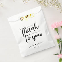 Ein herzlicher Dank von uns an Sie bei Hochzeit