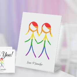 Ein herzlicher Empfang Sockelschild