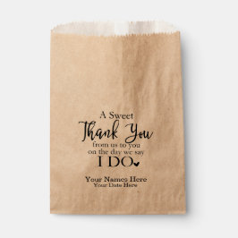 Ein herzliches Dankeschön, dass Sie Taschen, Gastg Geschenktütchen