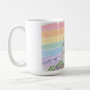 Ein himmlischer Ort des Friedens Schöner LDS-Tem Kaffeetasse