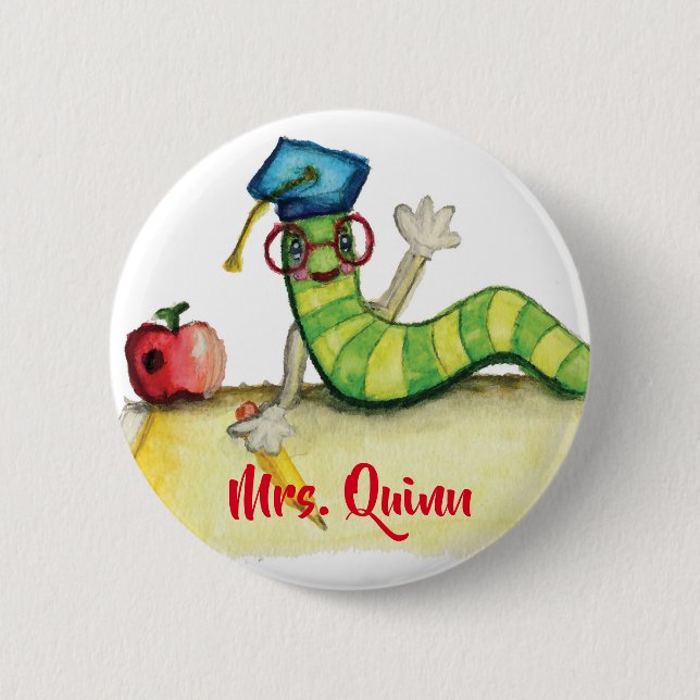 Ein Hinweis des Lehrers Button (Vorderseite)